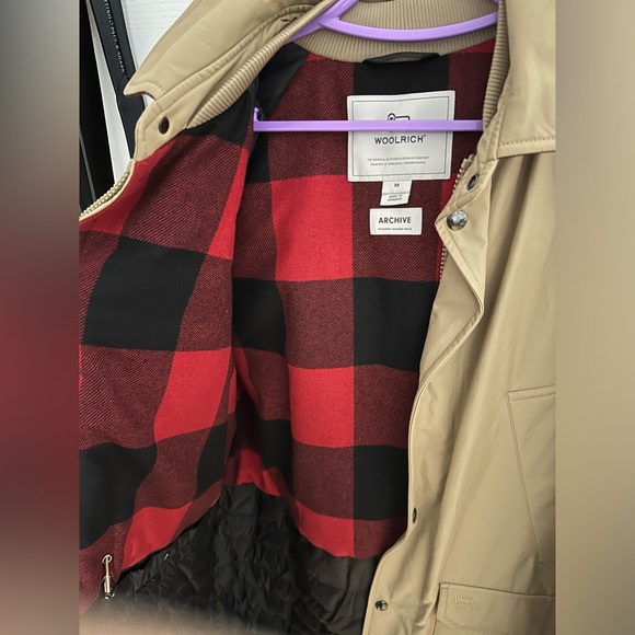 Woolrich Coat Authentic Coat with Raglan Sleeves - Picture 4 of 6